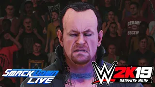 WWE 2K19 Universe Mode - Smack Down Live. The Undertaker (Русская озвучка) #41