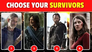 The Walking Dead Quiz🧟‍♂️🏹 Choose Your Team Wisely in a Zombie Apocalypse !