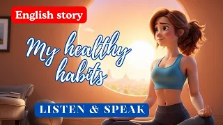 My healthy habits | English Listening - Speaking skills | Improve your English | Speak English