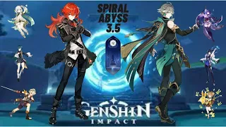 3.5 Spiral Abyss (Diluc Burgeon & Alhaitham Quickbloom)