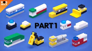 Lego Micro City Cars Mini Vehicles - Part 1 (Tutorial)