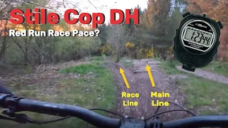 Stile Cop MTB. Are we anywhere near race pace? We have a time to beat!