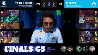 C9 vs TL - Game 5 | Grand Finals LCS 2021 Mid-Season Showdown | Cloud 9 vs Team Liquid G5 full game