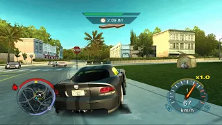 Need for Speed Undercover (PS2) - Driver Job / Package at the Police Precinct / Dodge Viper SRT10