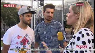 2CELLOS - Zagreb soundcheck interview