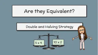 Multiplication Strategy, Double and Half