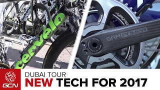 NEW Pro Bike Tech For 2017 With Caley Fretz | Dubai Tour 2017