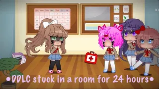 •DDLC stuck in a room for 24 hours•|Monika Midoriya AU|First DDLC vid|•Edible Flowers•