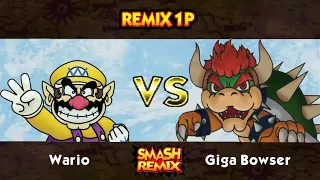 Smash Remix Wario Vs Remix 1P Very Hard