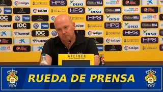 Rueda de prensa de Pepe Mel tras el UD Las Palmas vs UD Almería (0-3)