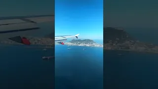 Landing of British Airways airplane in Gibraltar, May 2019
