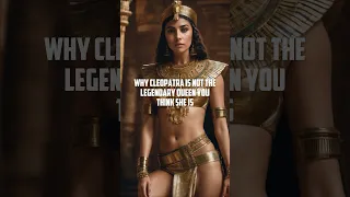 WHY Cleopatra is NOT legendary queen?👸🏽 #history #cleopatra #shorts