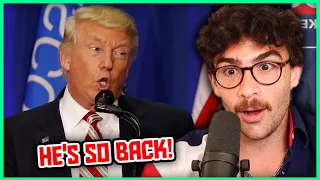 Trump Delivers Speech on January 6th | Hasanabi Reacts