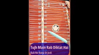 Tujh mein rab dikhta hai | santoor cover| #shorts | #youtubeshorts | #coversong