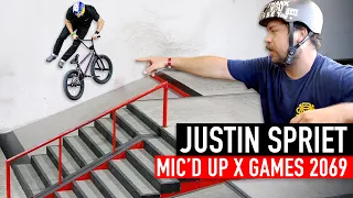 MIC'D UP WITH JUSTIN SPRIET - X GAMES 2069 (Better late than never?)