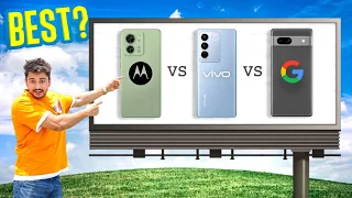 Moto Edge 40 vs vivo V27 vs Google Pixel 7A - Best Phone Under ₹30,000 😍🤩