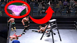 5 Strangest Ladder Matches In WWE Games