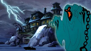 Scooby-Doo Haunted House Ambience - Thunder, Rain, Wind, Wave Sounds, Music - Night of Fright (2 hr)