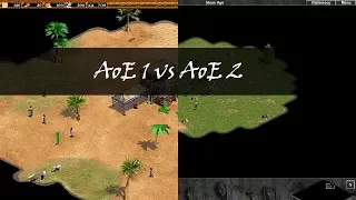 Important differences between AoE I & AoE II