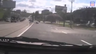 Донецк Колонна бронетехники Ополчения в городе, ДТП 28.05. 2015