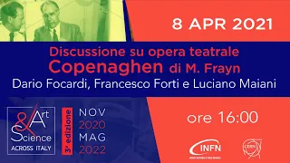 A&S | Incontro con Dario Focardi, Francesco Forti e Luciano Maiani su Copenaghen di M. Frayn