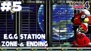 Sonic The Hedgehog 4: Episode 1 - [Part 5 (final) - 100% Complete] - E.G.G Station Zone & Ending