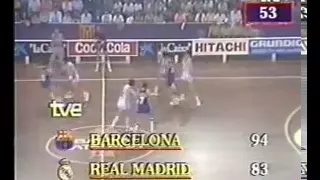 Barça-Madrid  Final ACB 5º partido 1989