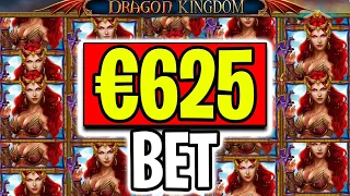 DRAGON KINGDOM SLOT 🤑 €625 MAX BET BONUS OMG 🔥 THIS CAN BE BIG‼️