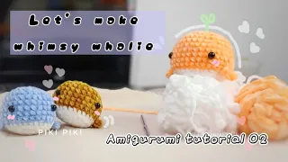 How to crochet a whale 🐋 | Beginner friendly #crochettutorial #amigurumiwhale #diy