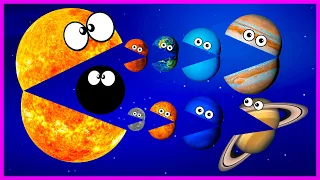 Planet QUIZ For KIDS | Planet for BABY | Funny Planet comparison Game kids | 8 Planets sizes
