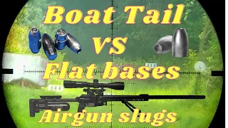 Boat Tail vs Flat base slugs with the Fx Airguns Panthera