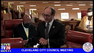 Cleveland City Council Meeting  Oct. 11, 2021