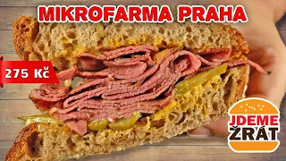 PASTRAMI SANDWICH ZA 275 KČ a Famózní Burger! Mikrofarma Praha.