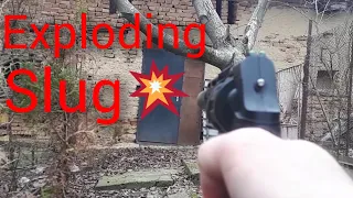 How to Shoot HILTY Cartridges with HDR 50.👀💥 Exploding Slugs