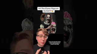 Art The Clown Popcorn BUCKET‼️😱 #scary