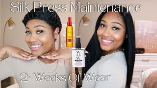 Silk Press Maintenance & Products | 2+ Weeks of Wear