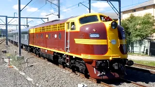 Australia: Vintage Rail Journeys' Golden West Train Tour through North Strathfield.