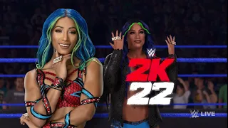 Sasha Banks Updated Attire & New Signature move WWE2k22