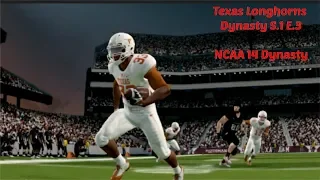 TEXAS LONGHORNS S.1 E.3 -- BIG RIVALRY GAME @ TEXAS A&M