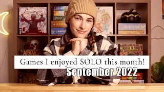 Games I enjoyed solo in September! | SOLO GAMING CHALLENGE