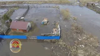 Паводки в Октябрьском районе Красноярска