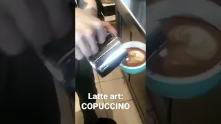 Latte art, coppuccino