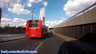 FULL ROUTE VISUAL | London Bus Route 488: Dalston Junction - Bromley-By-Bow Tesco | YY64YKL DMV45101