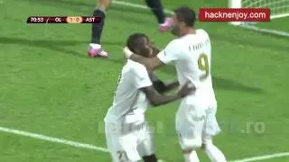 Olympique Lyon   Astra Giurgiu 1 2  Europa League All Goals 21 082014