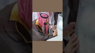 Saudi Crown Prince leads washing ceremony of Holy Kaaba in Mecca #shorts #shortvideo #trending #vira