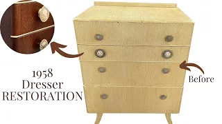 UGLY DUCKLING - RESTORATION of an old chest of drawers.