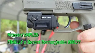 Nitecore NPL25 Pistol Light- Rechargeable WML Tech Re-Invented!!