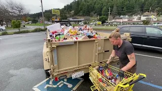 Rio Dell cleanup after Humboldt County earthquake