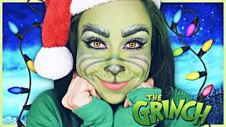 The Grinch Makeup 🎄 / Grinch Maquillaje 💚 / MakeupbyJessie