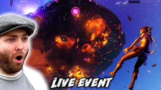 FORTNITE SKYFIRE EVENT REACTION! (SEASON 8 MAP IS DESTROYED! )